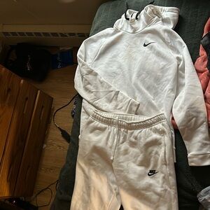 Nike White Tracksuit
